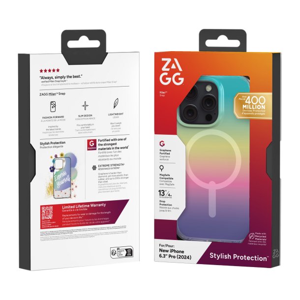 iPhone 16 Pro Max Zagg Milan Mag Snap Case Series