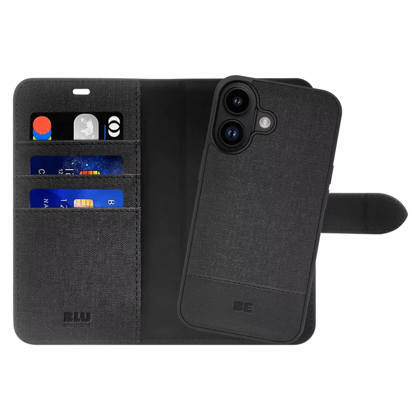 iPhone 16+ Blu Element Magsafe Wallet Case - Black
