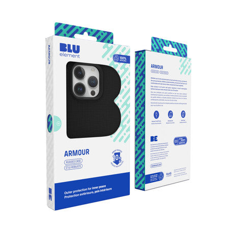 A35 Blu Element Armour Rugged Case- Black