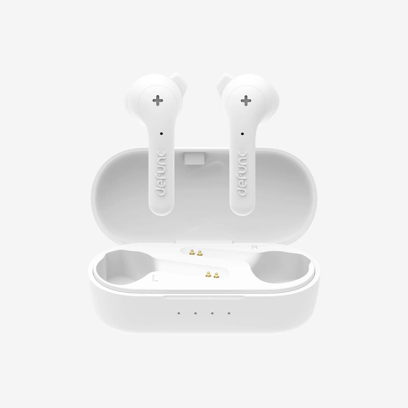 White Defunc True Basic Earbuds