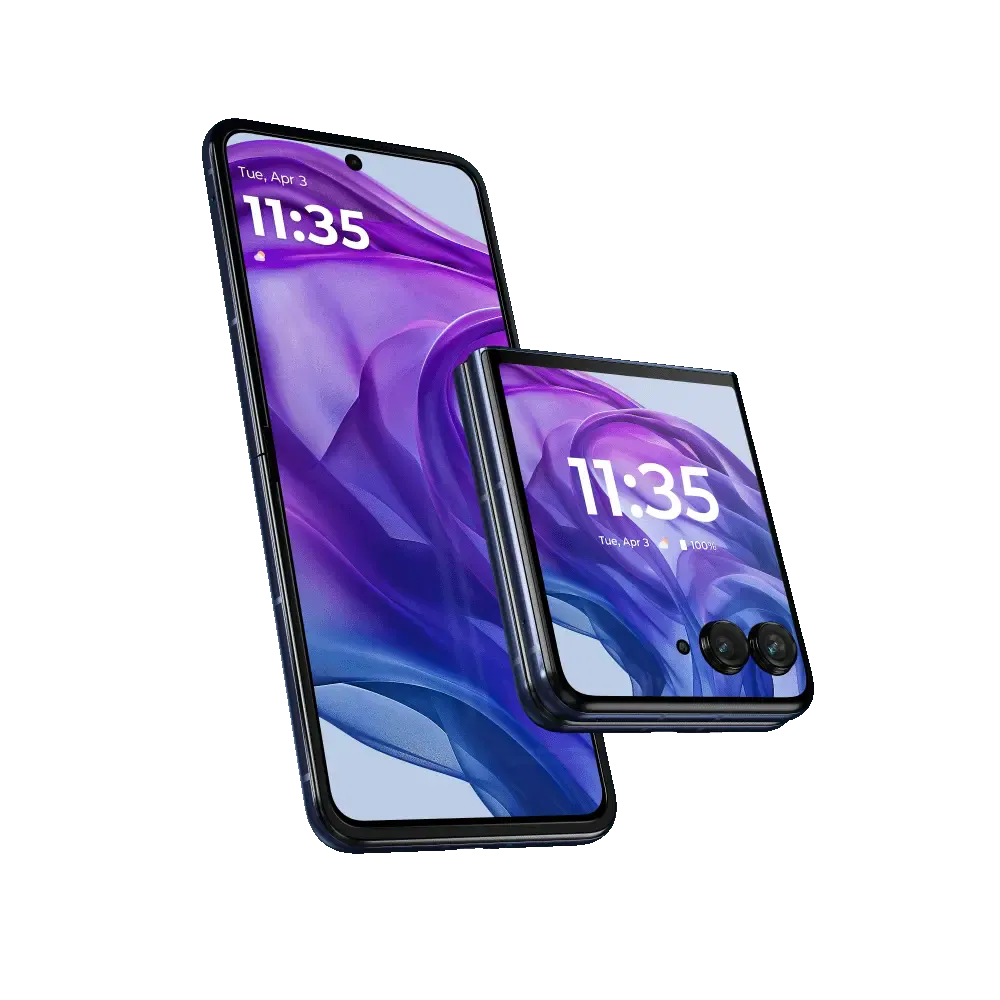 Motorola Razr+ from the front, and folded display