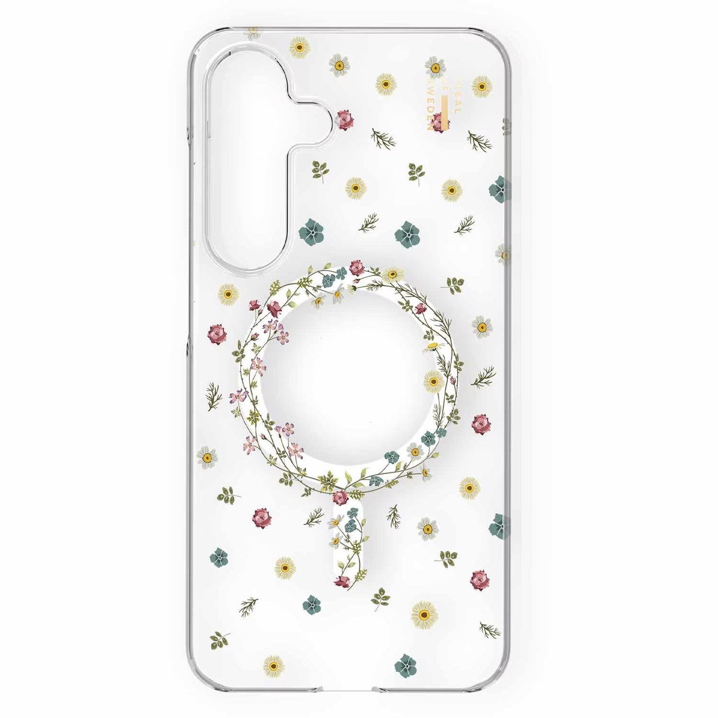 Galaxy S25 Ideal Of Sweden Clear Magsafe Case - Floral