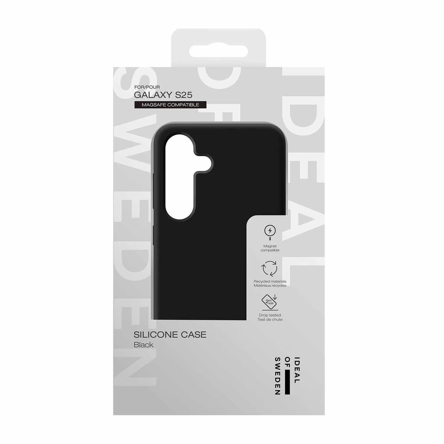 Galaxy S25 Ideal Of Sweden Magsafe Silicone Case - Black