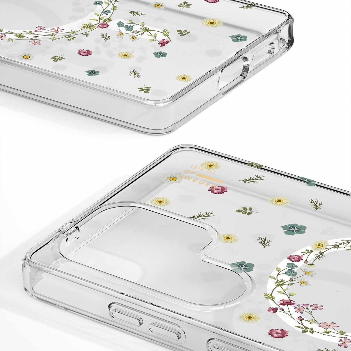 Galaxy S25 Ultra Ideal Of Sweden Clear Magsafe Case - Floral