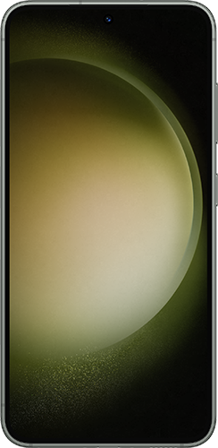 Green Samsung Galaxy S23, As Seen From The Front