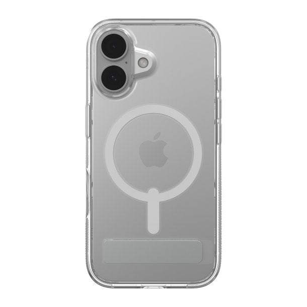 iPhone 16+ Zagg Crystal Palace Snap Kickstand Case - Clear