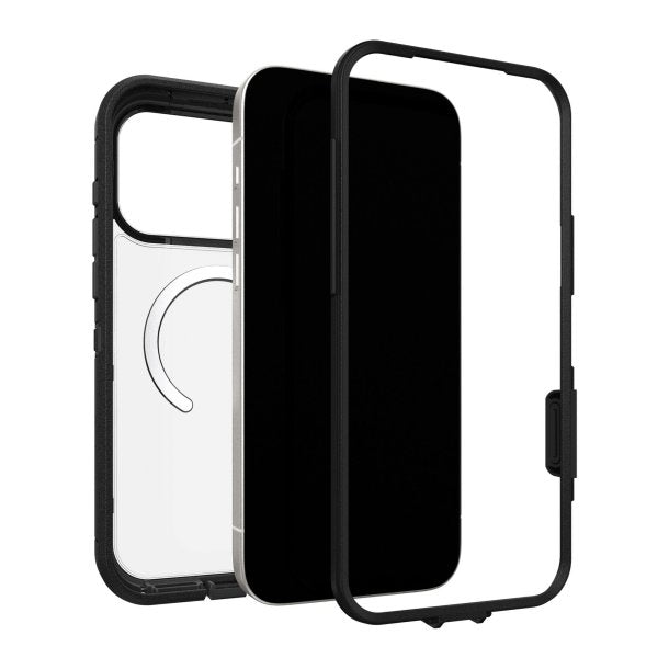 iPhone 17 Pro Max Otterbox Defender Pro XT Magsafe Clear Series Case - Black