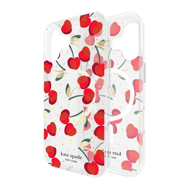 iPhone 17 Kate Spade MagSafe Case - Cherry Dot