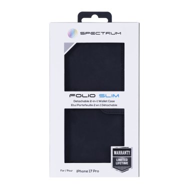 iPhone 17 Pro Max SPECTRUM Folio Slim Detachable 2-1 Wallet Case