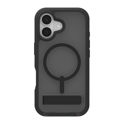 iPhone 17 Zagg Rainier Snap Kickstand Case - Smoke Black