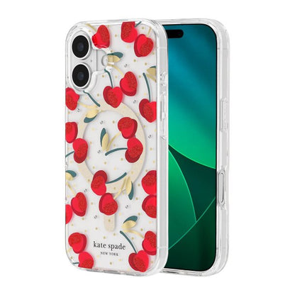 iPhone 17 Kate Spade MagSafe Case - Cherry Dot
