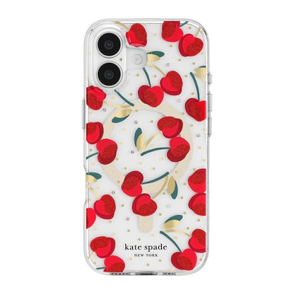 iPhone 17 Kate Spade MagSafe Case - Cherry Dot