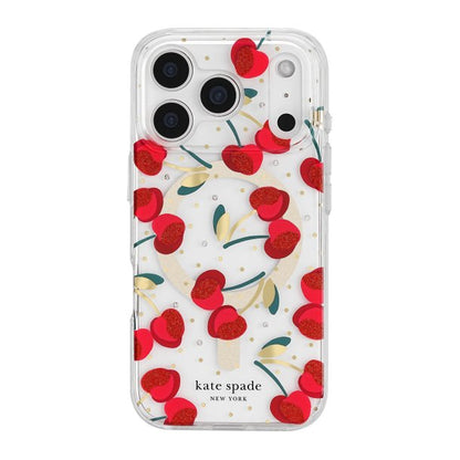 iPhone 17 Pro Max Kate Spade MagSafe Case - Cherry Dot