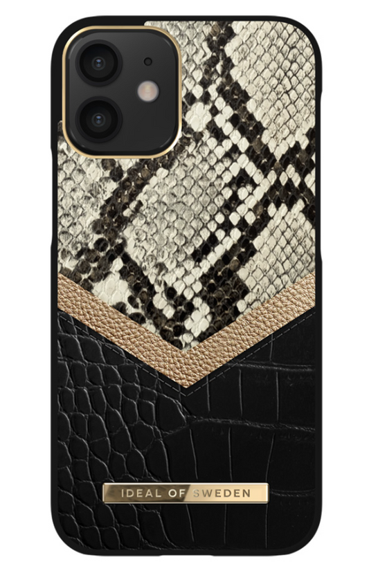 iPhone 12 Mini Ideal of Sweden Atelier Case - Midnight Python