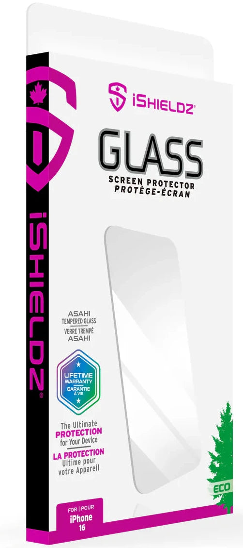 iPhone 16: Tempered Glass Screen Protector