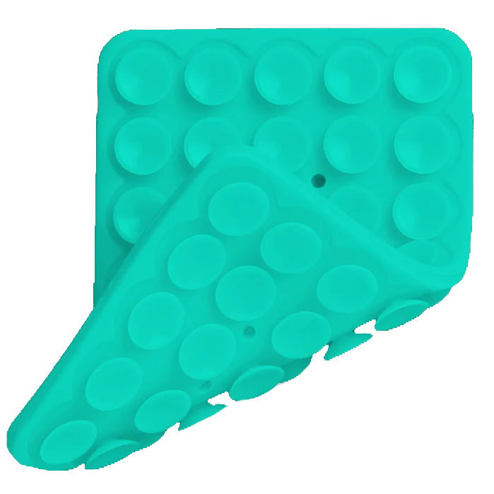 Aqua colored PhoneSquid Suction Cup Phone Mount