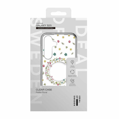 Galaxy S25 Ideal Of Sweden Clear Magsafe Case - Floral