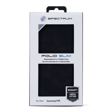 Galaxy S26 Spectrum Wallet Case - Black