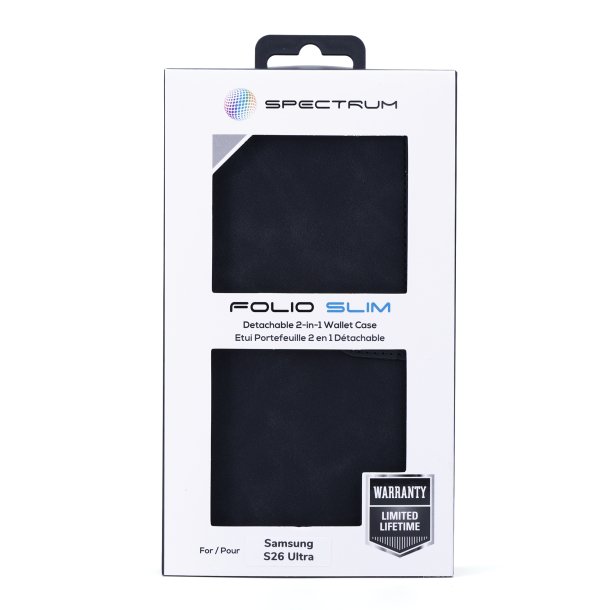 Galaxy S26 Ultra Spectrum Wallet Case - Black